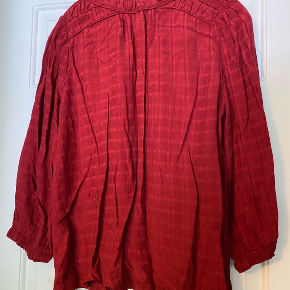 LOFT Red Women’s Shirt - Picture 3 of 3